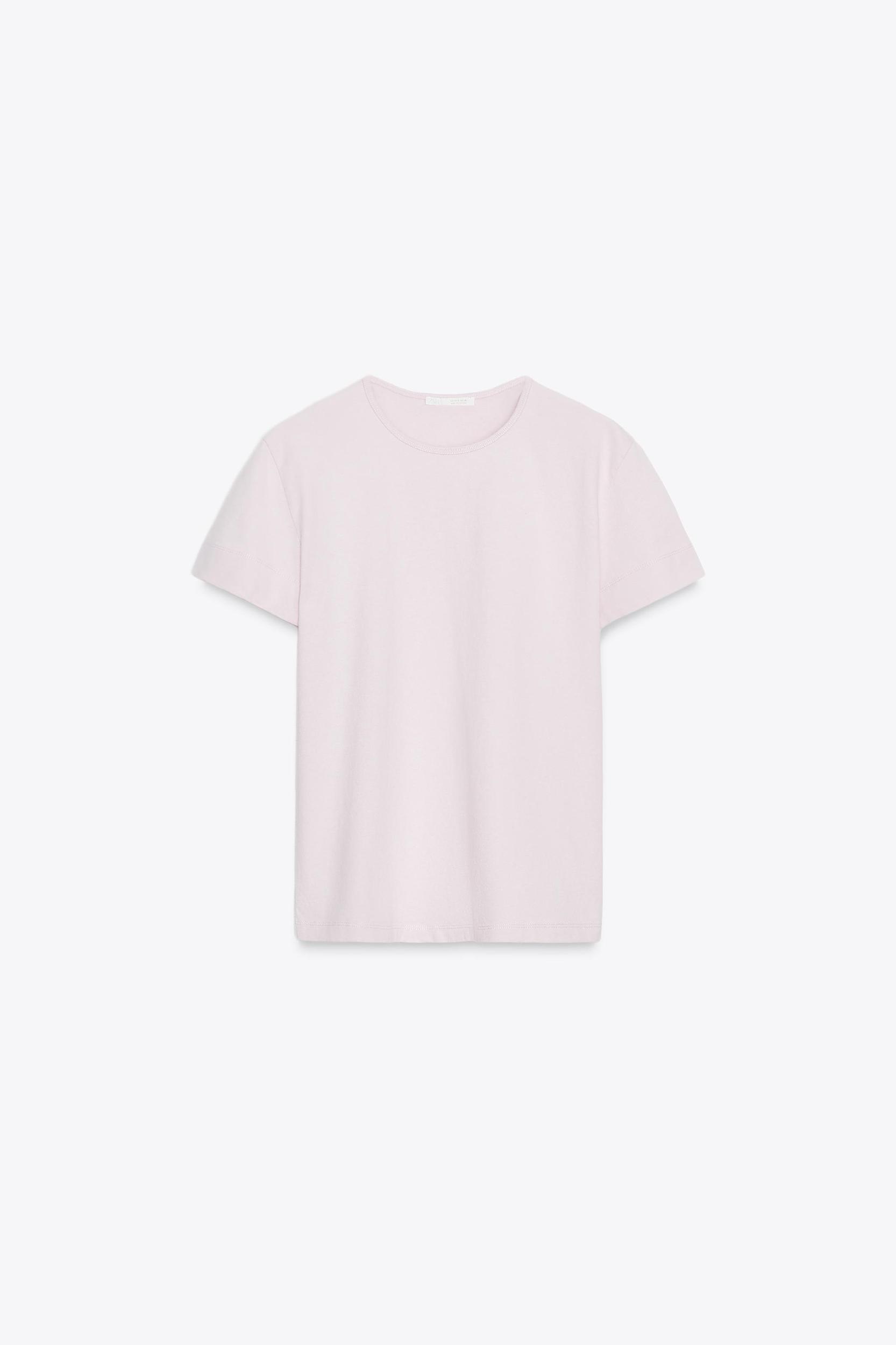 SHORT SLEEVE TEXTURED COTTON T-SHIRT Product Image