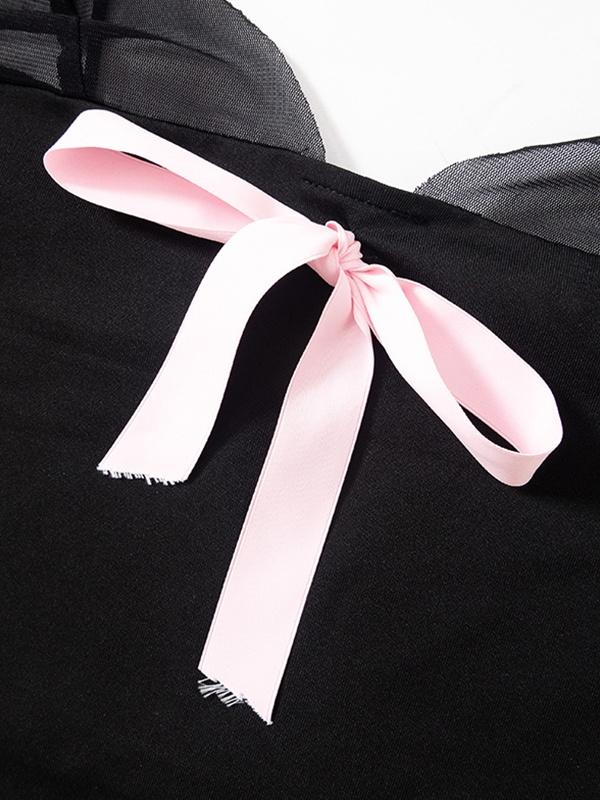 Lace Bow Short Two Piece Product Image