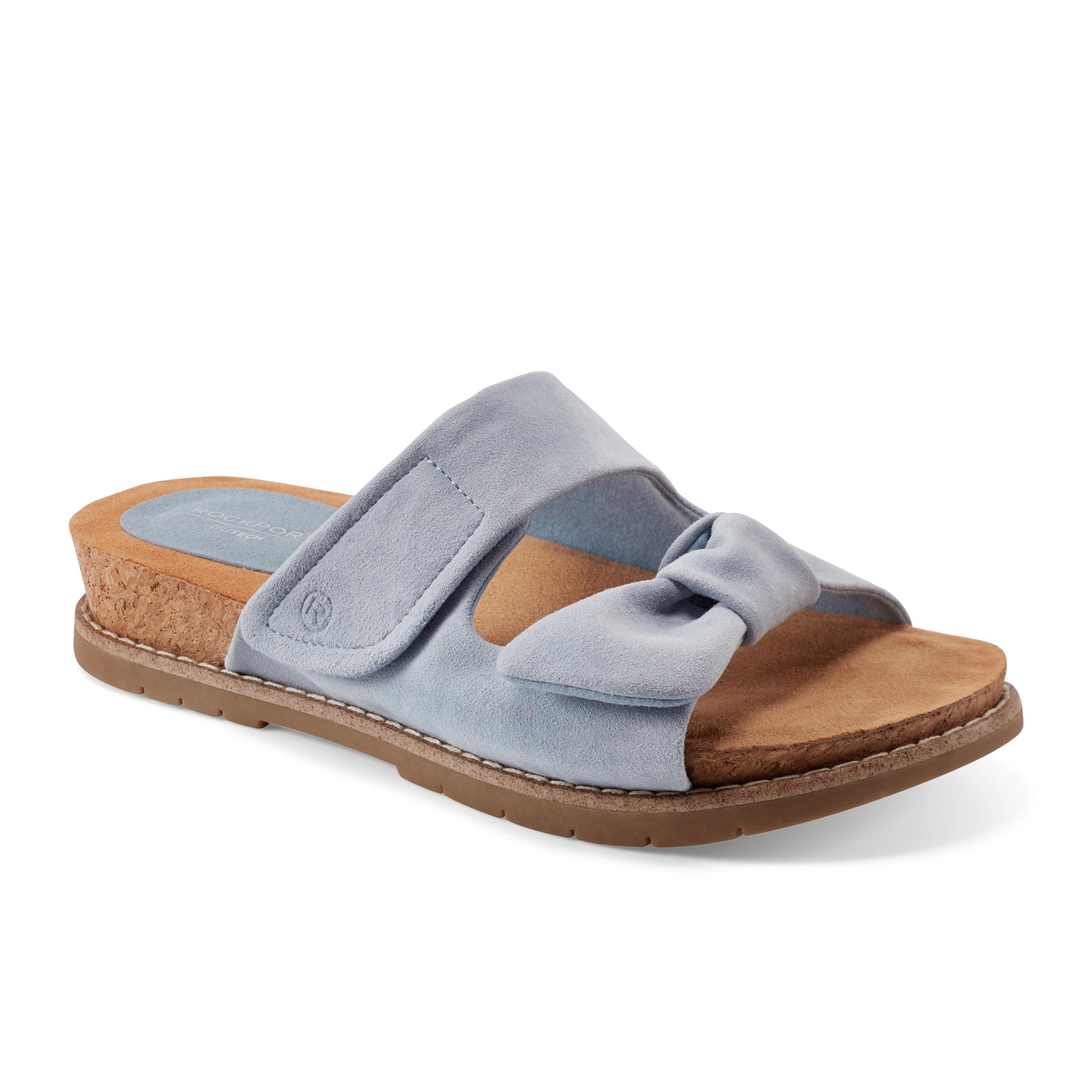 Women's Zova Slip-on Open Toe Flat Casual Sandals Product Image