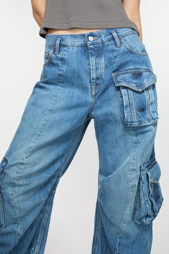 Denim cargo trousers Product Image