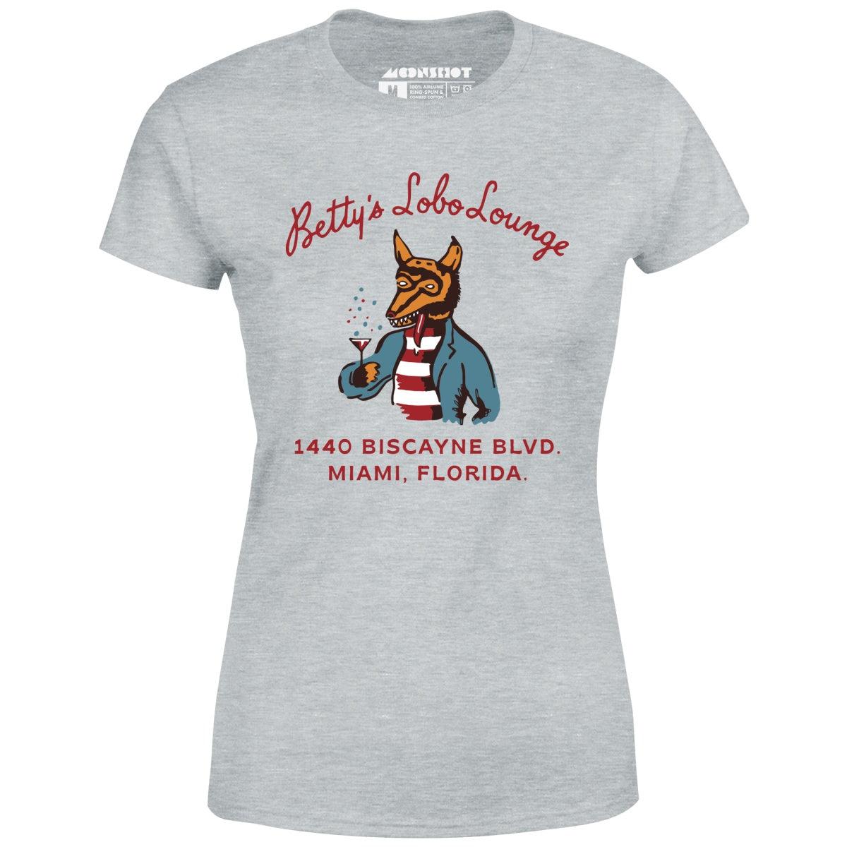 Betty's Lobo Lounge - Miami, FL - Vintage Restaurant - Women's T-Shirt Female Product Image