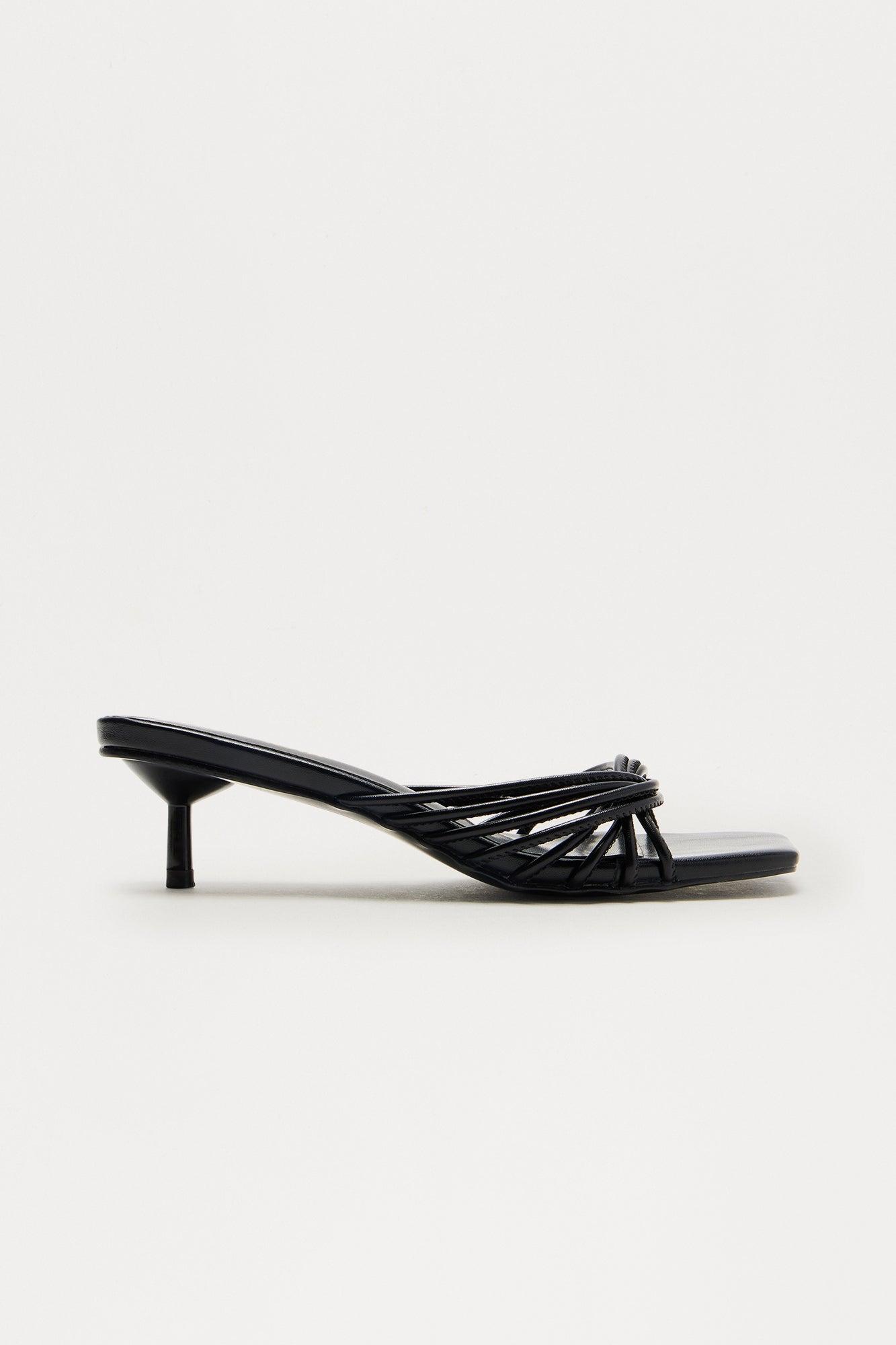 Jazzie Kitten Heels - Black Product Image