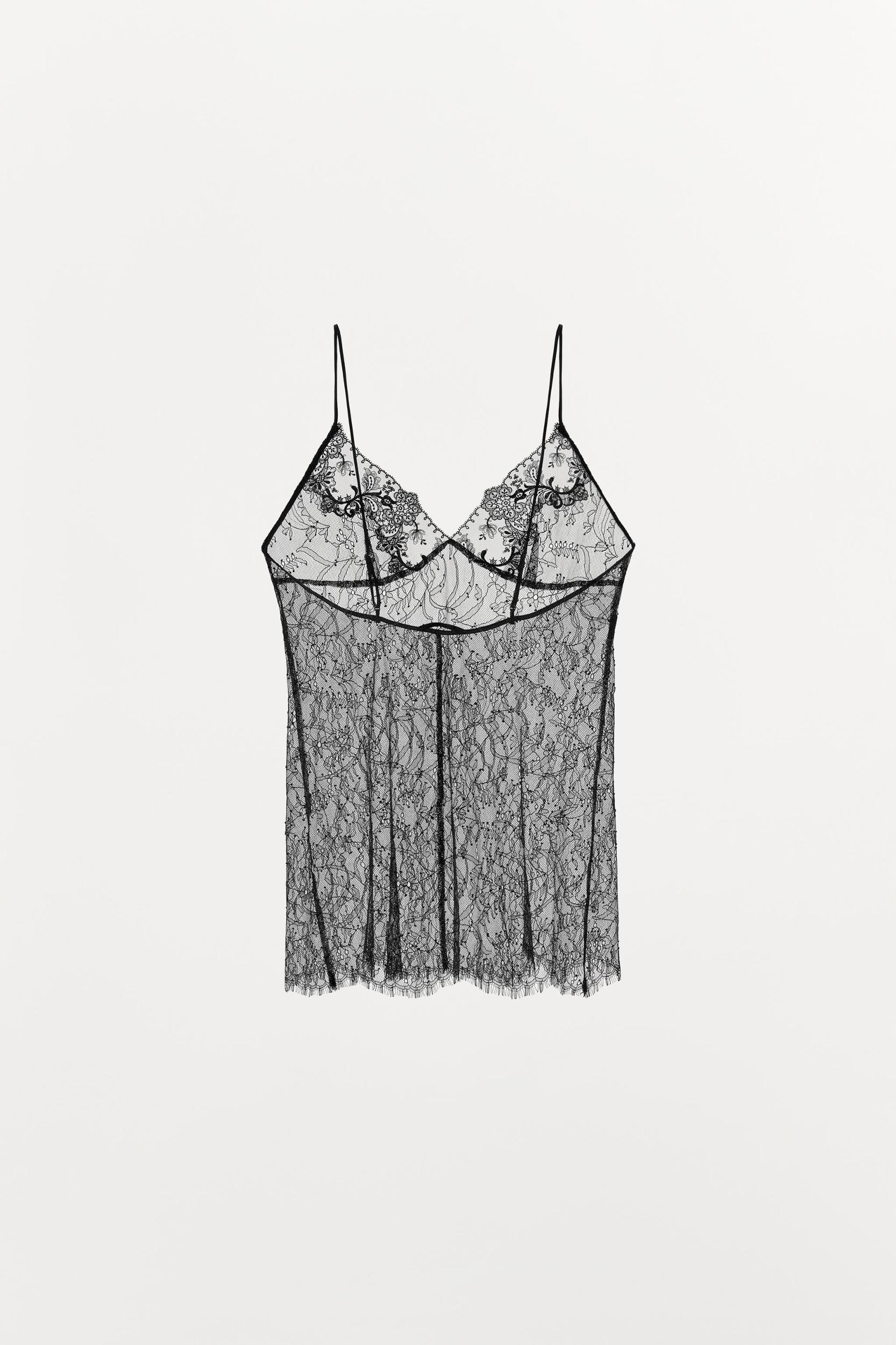 LACE STRAPPY TOP Product Image