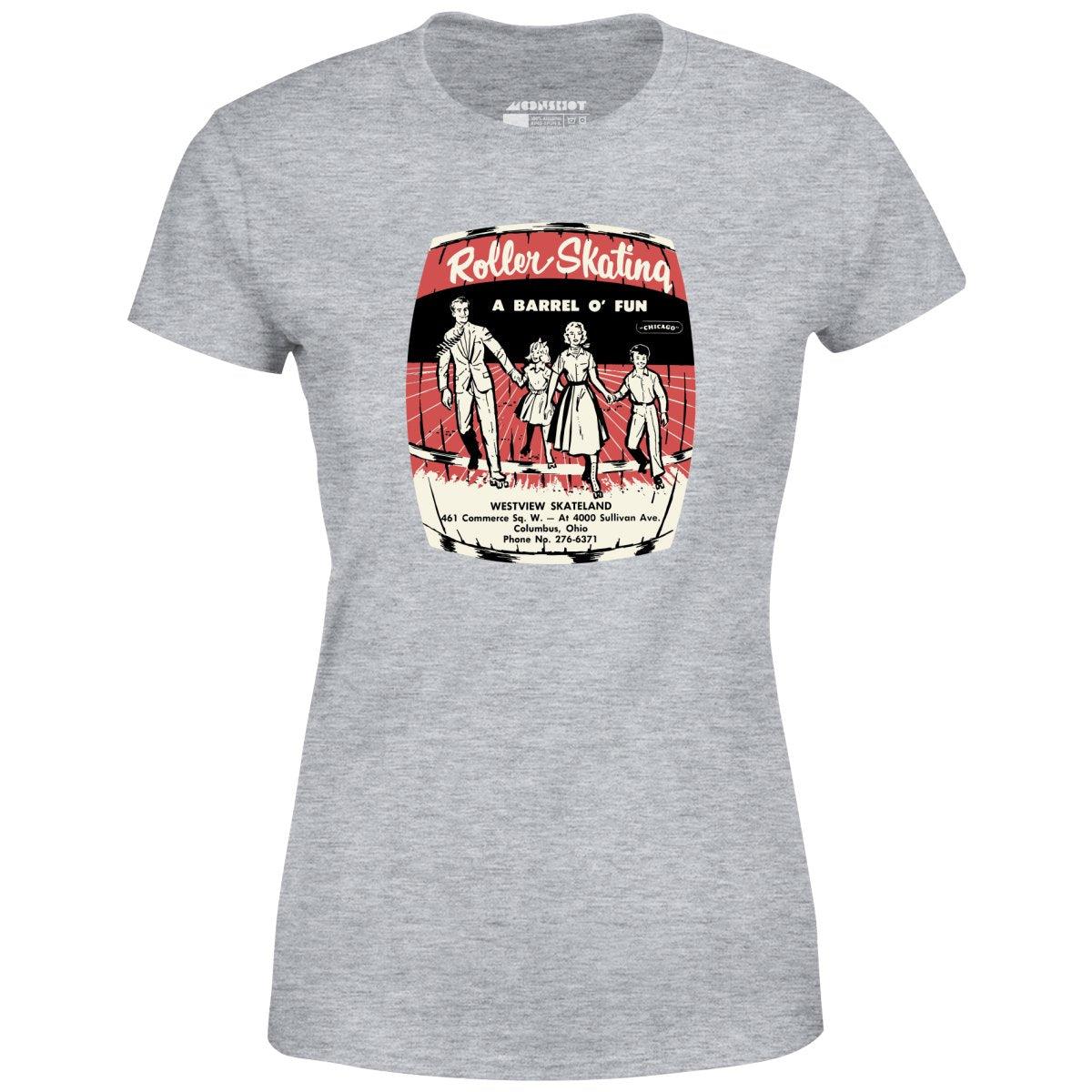 Westview Skateland - Columbus, OH - Vintage Roller Rink - Women's T-Shirt Female Product Image