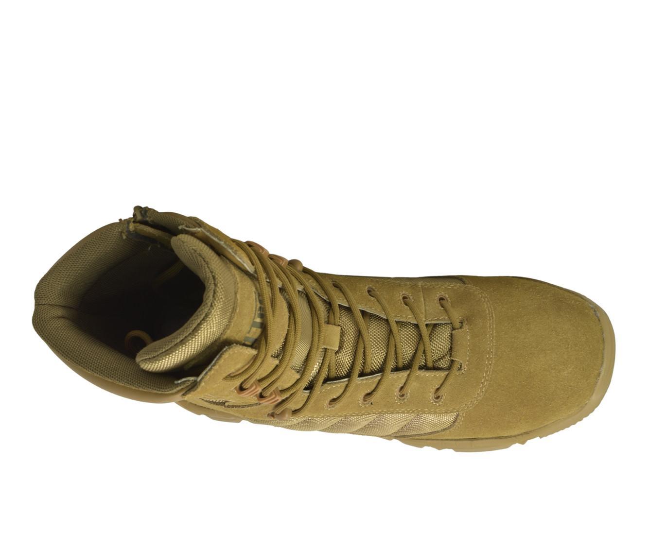 Men's AdTec 9" Suede Side Zip Tactical Work Boots Product Image