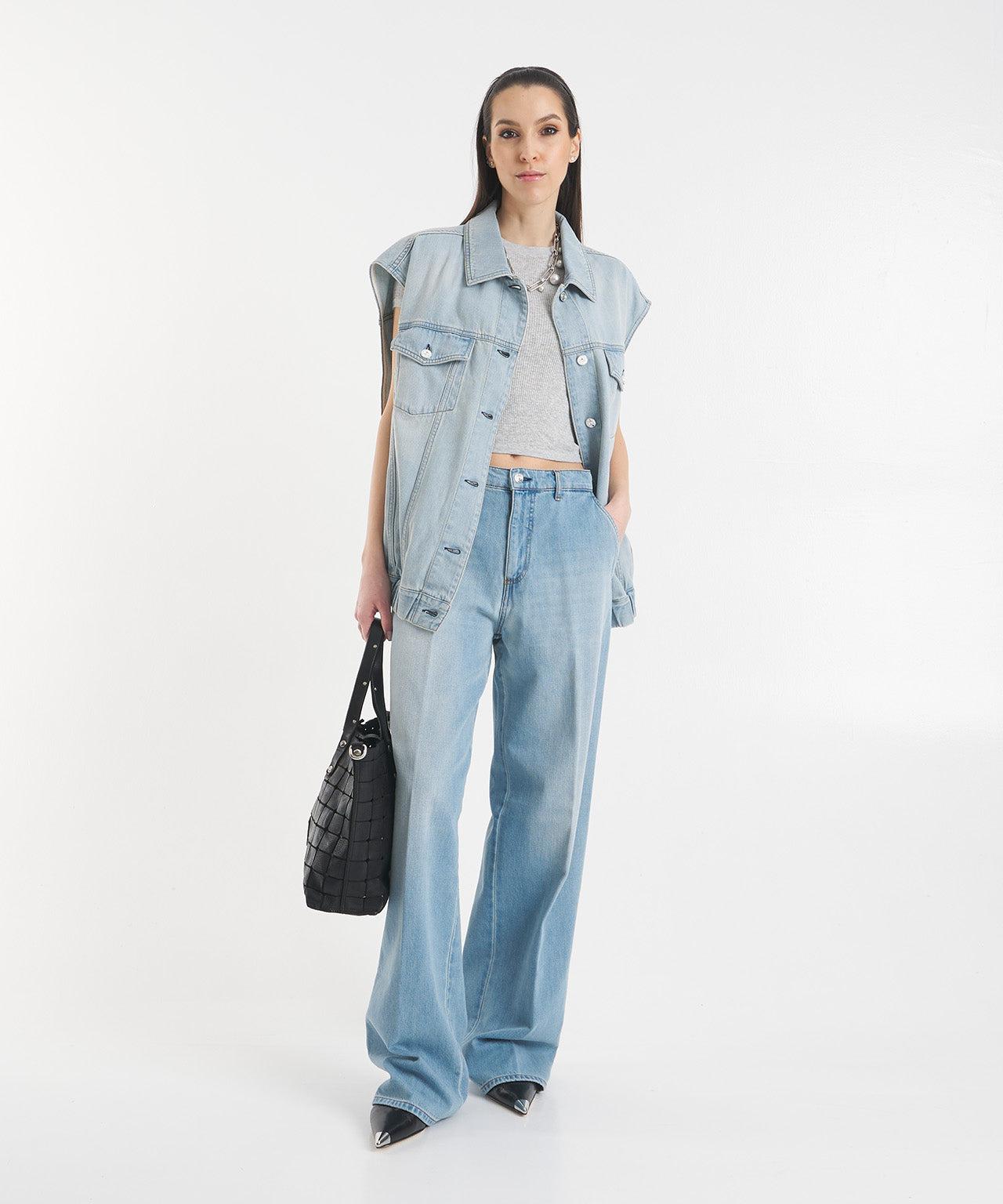 Denim gilet 'Donatella' Product Image