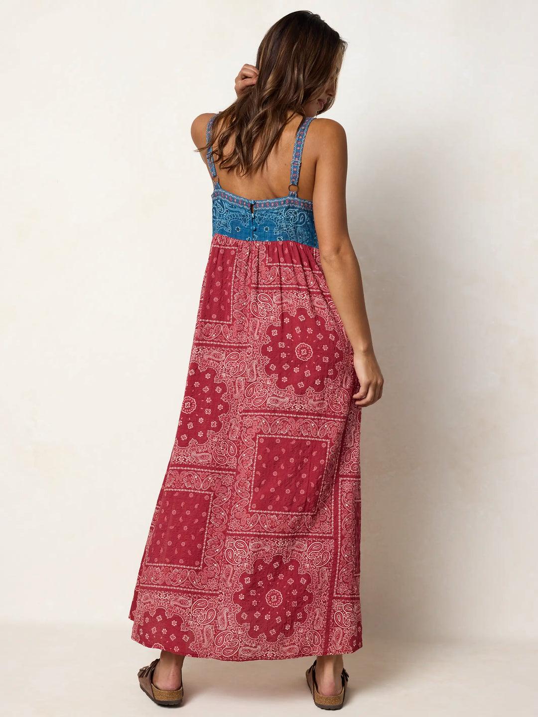 Patti Side Slit Maxi Dress Product Image