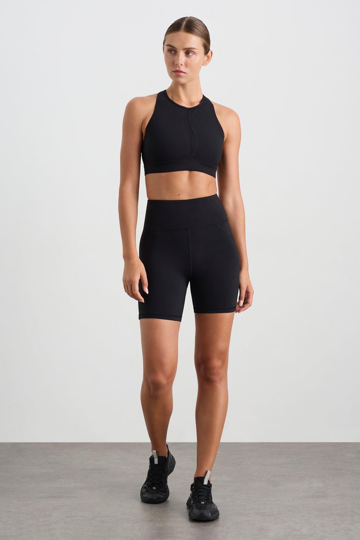 Spliced Mesh Sports Bra 370 Product Image