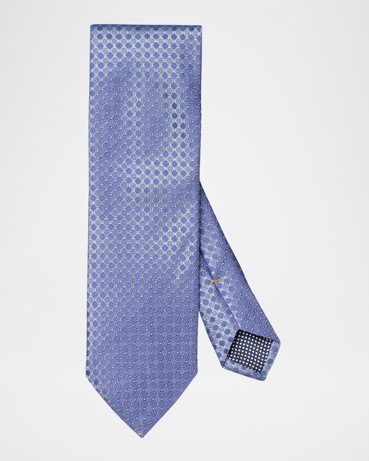 Mens Geometric Silk Tie Product Image
