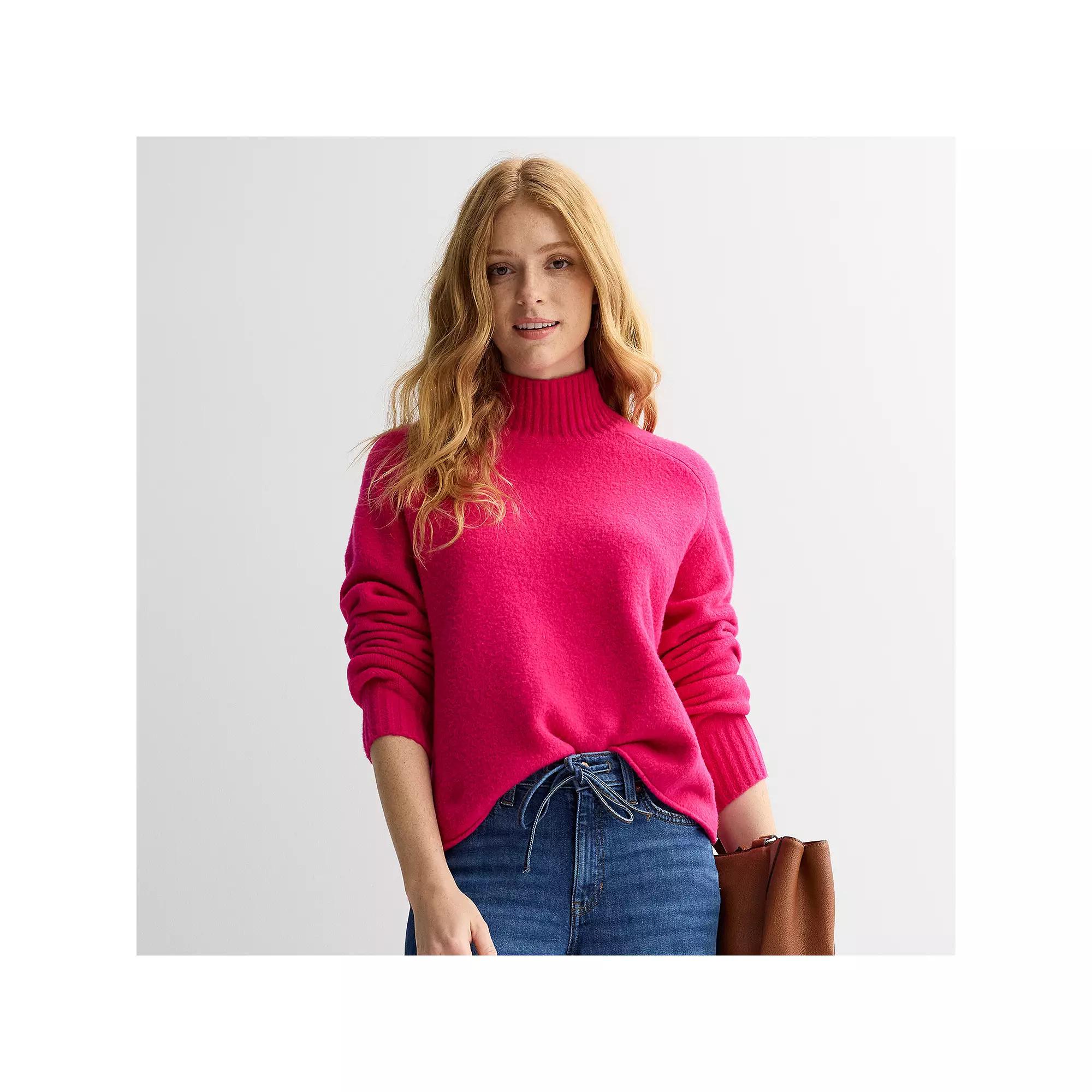 Women's Sonoma Goods For Life® Plush Mockneck Sweater,  Product Image