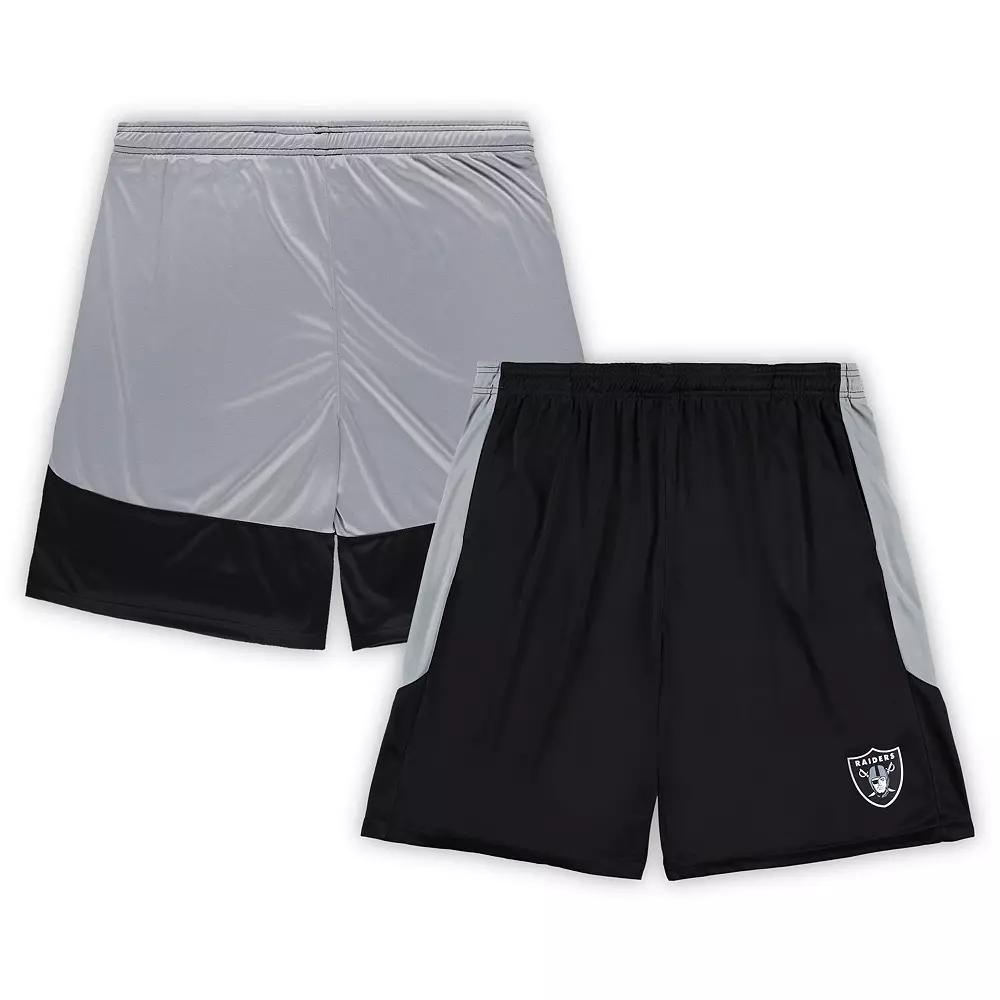 Men's Fanatics Black Las Vegas Raiders Big & Tall Team Logo Shorts,  Product Image