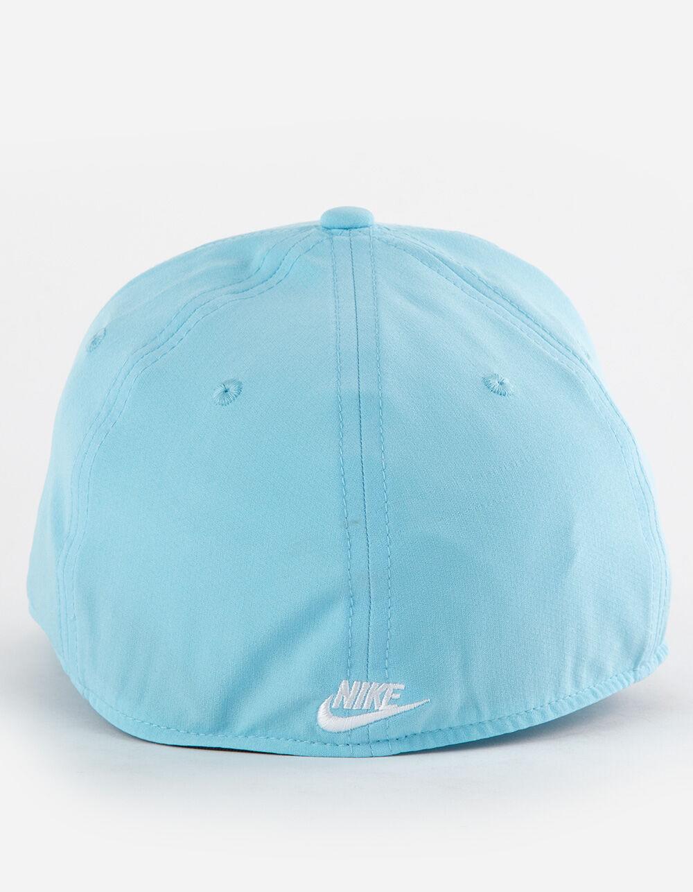 NIKE Rise Structured SwooshFlex Futura Hat - AQUA Product Image