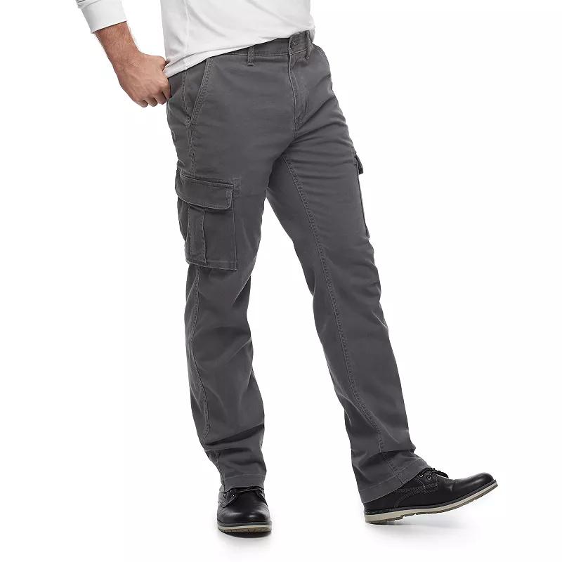 Big & Tall Sonoma Goods For Life® Flexwear Straight-Fit Cargo Pants, Men's,  Product Image