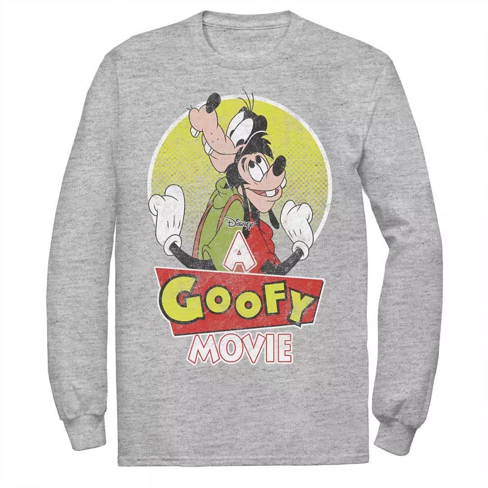 Disney's A Goofy Movie Max And Goofy Men's Graphic Tee, Size: Small, Athletic Grey Product Image