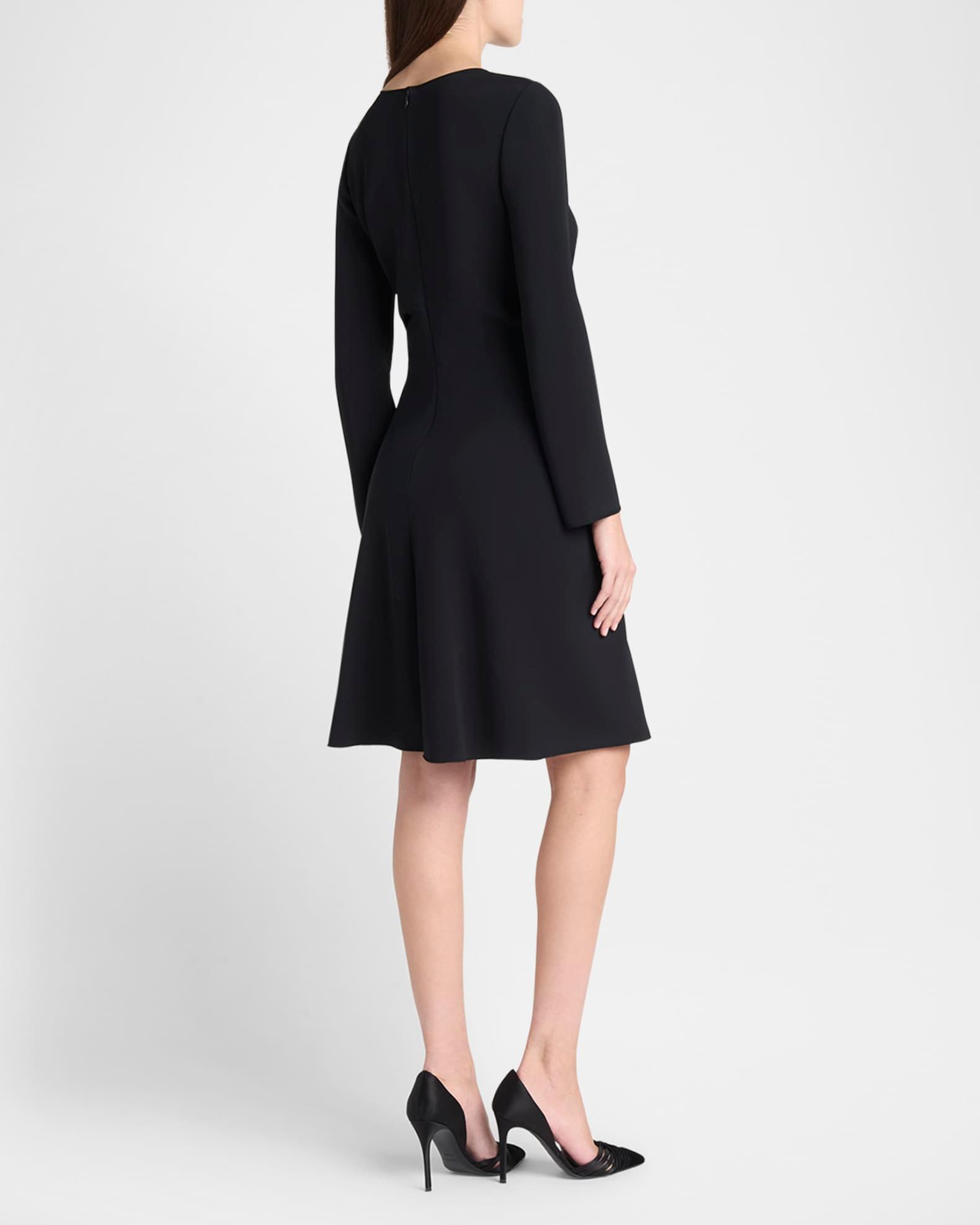 Long-Sleeve Dress with Ring Detail Product Image