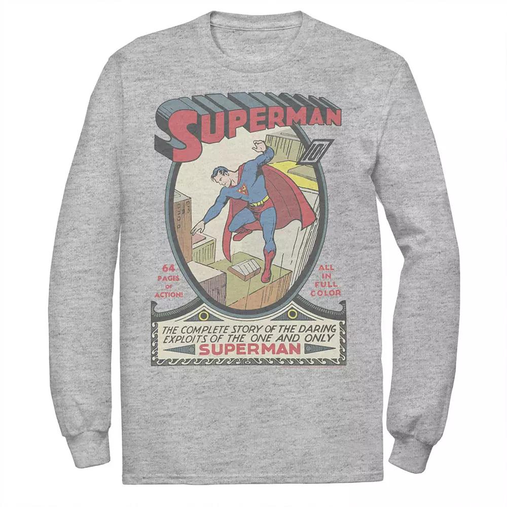 Men's DC Comics Superman 64 Pages Of Action Comic Cover Graphic Tee,  Product Image