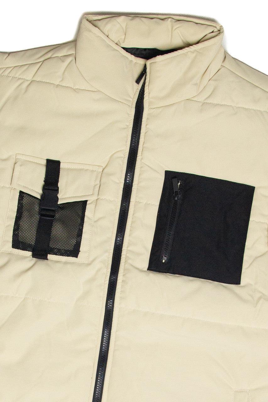 Buckle Pocket Puffer Vest Product Image