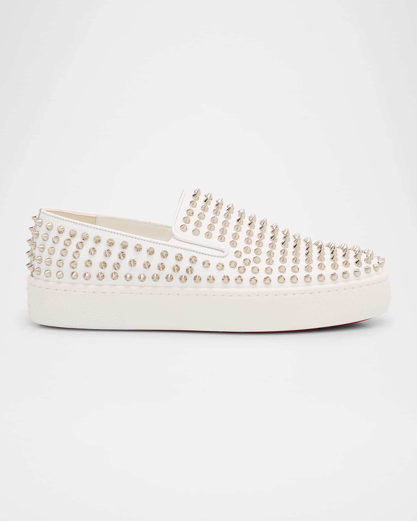 Men's Spikeboat Leather Slip-On Sneakers Product Image