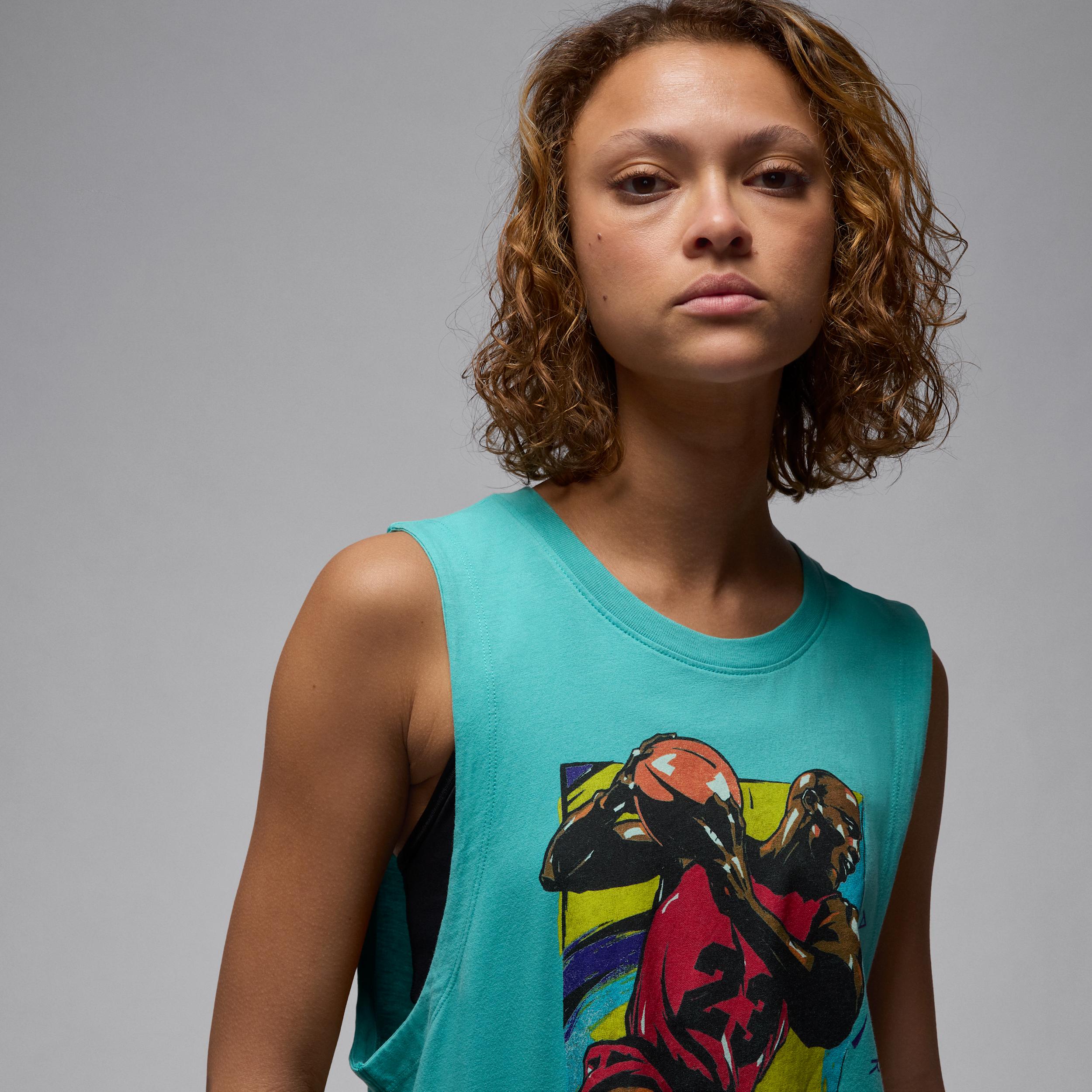 Womens Jordan Sleeveless Graphic T-Shirt | HJ0199-392 Product Image