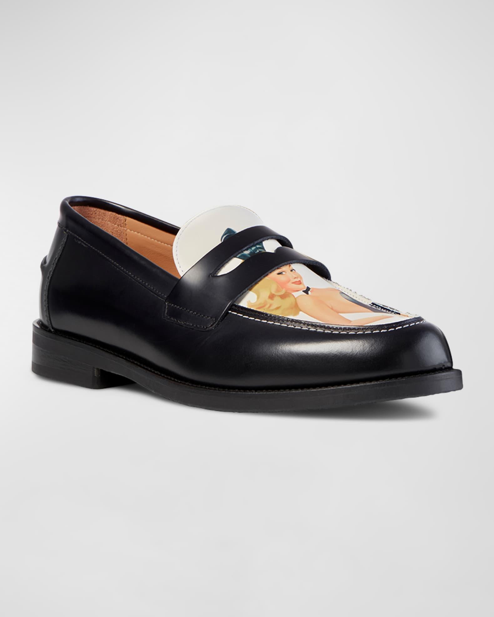 x Playboy Men's Wilde Sketch Penny Loafers Product Image