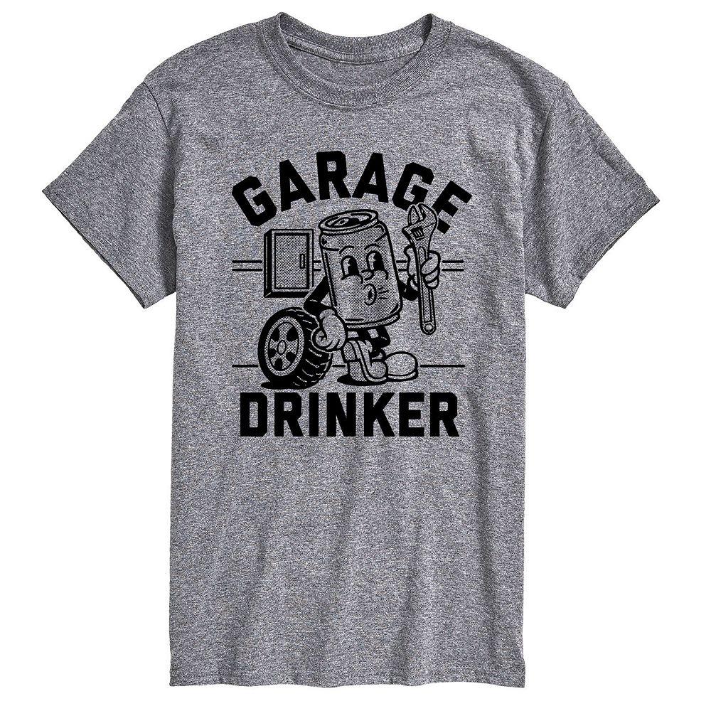 Big & Tall Garage Drinker Tee, Men's,  Product Image