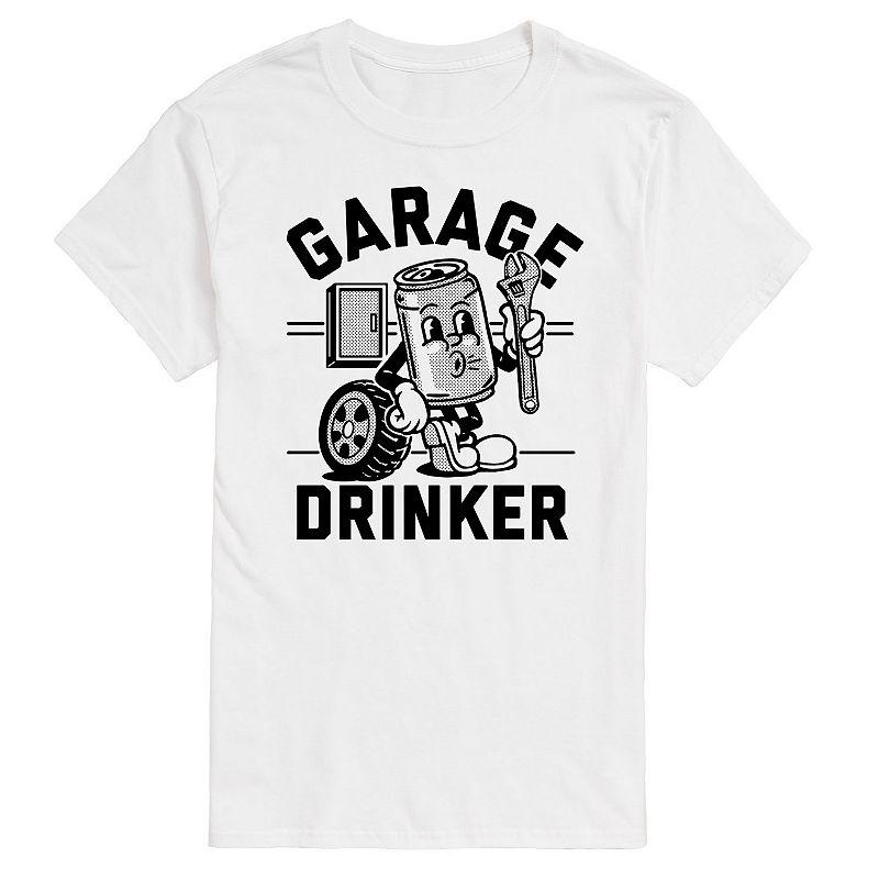 Big & Tall Garage Drinker Tee, Men's,  Product Image
