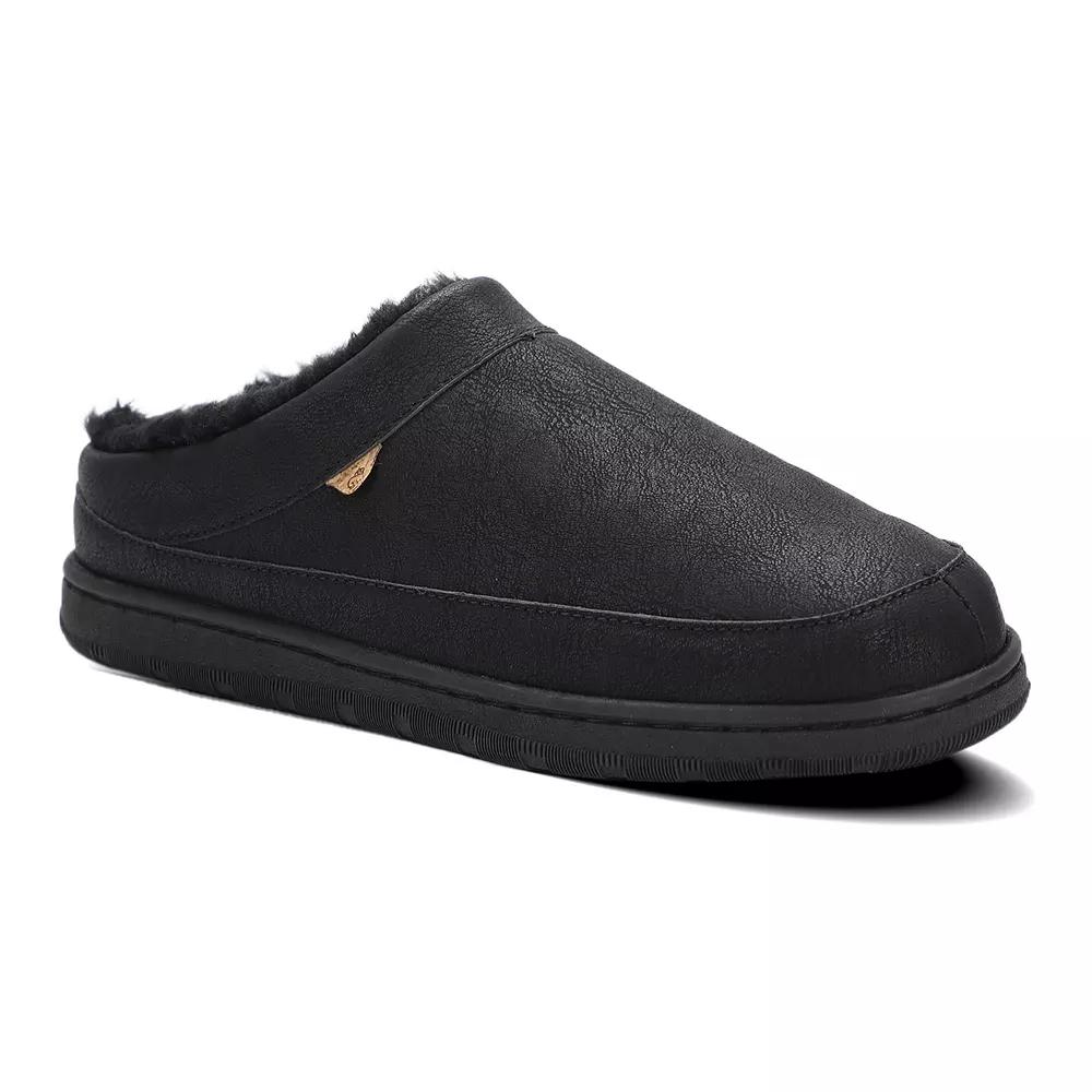 Mykos Julian Clog II Men's Slippers, Size: 8, Waxed Black Product Image