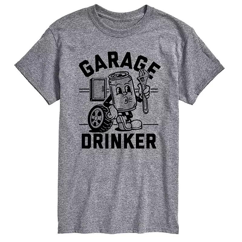Big & Tall Garage Drinker Tee, Men's,  Product Image