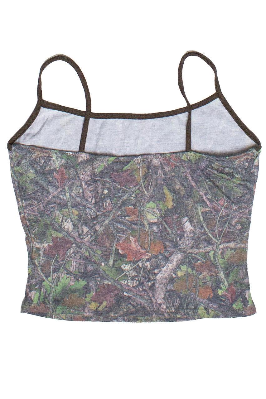 Printed Woodland Camo Ringer Cami Product Image