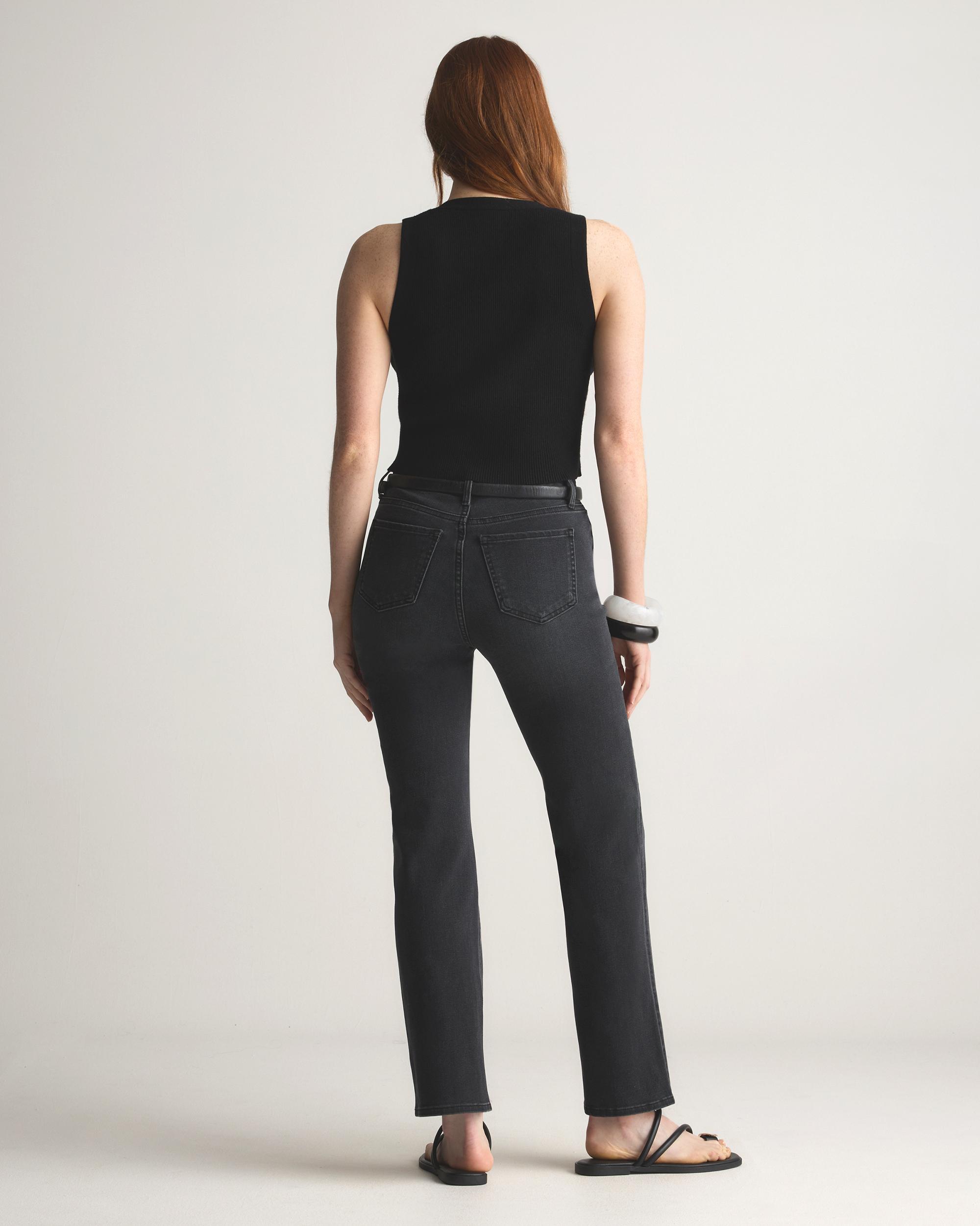 Quince | Women's Bella Stretch Straight Jeans Organic Cotton Product Image