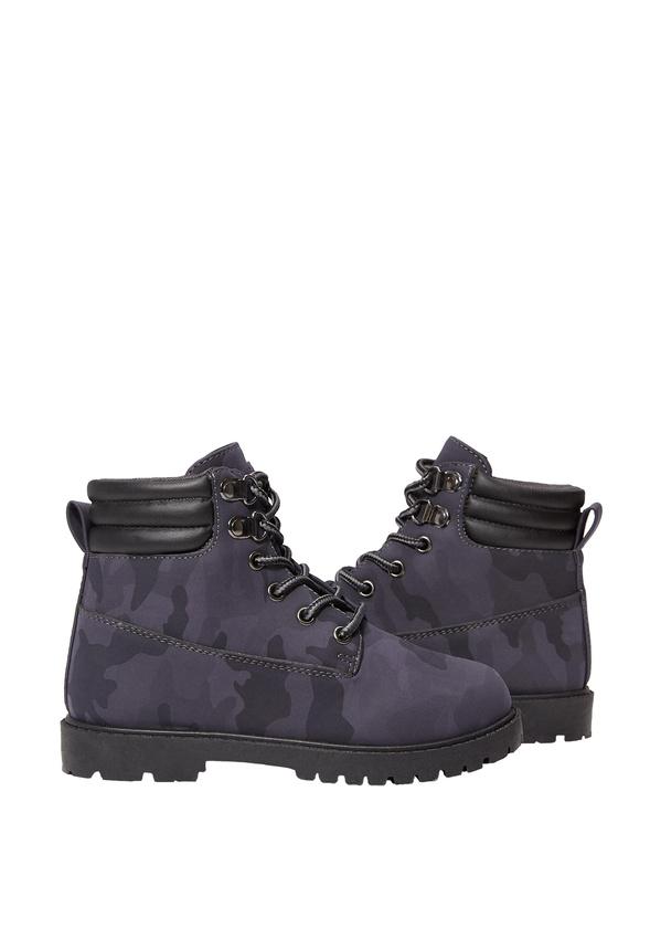 JustFab Margaux Platform Loafer Pump Womens Black/ White Size 8.5 Product Image