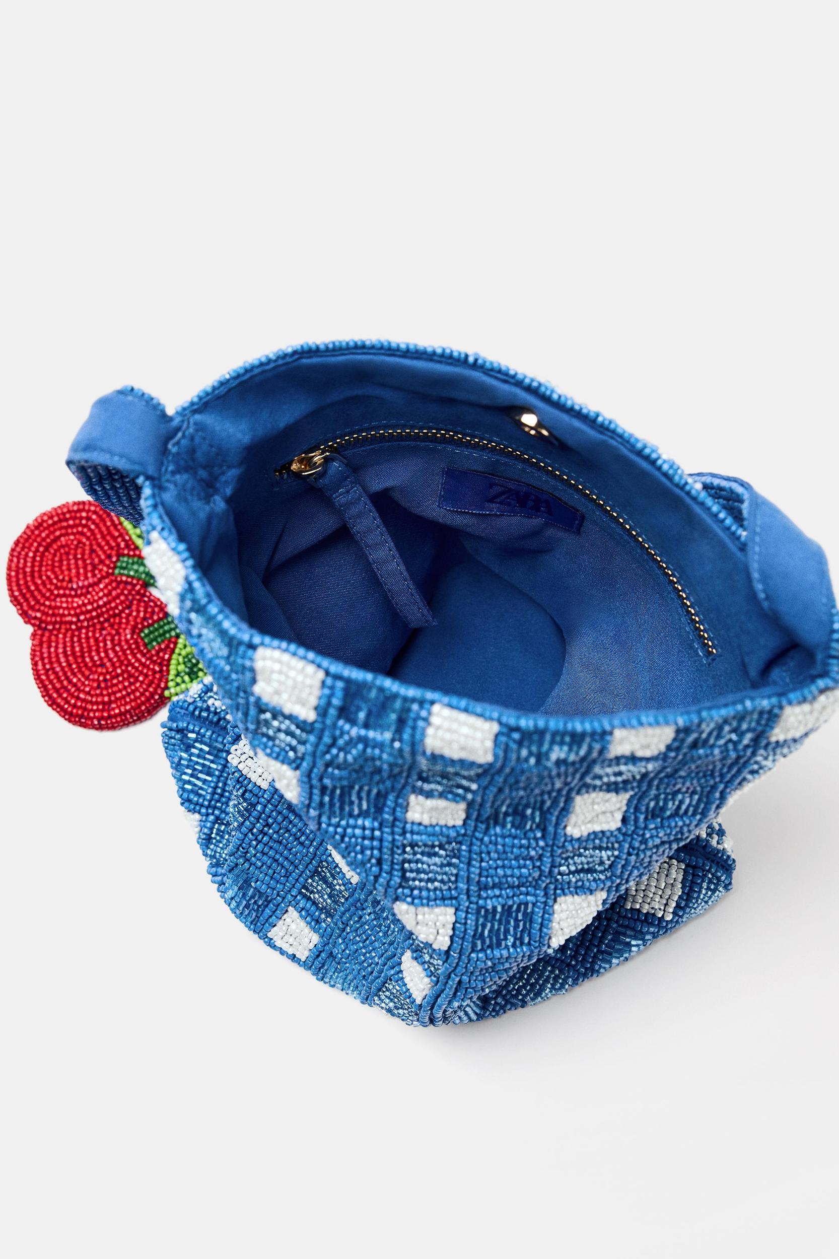 FANTASY BEADED MINI BUCKET BAG Product Image