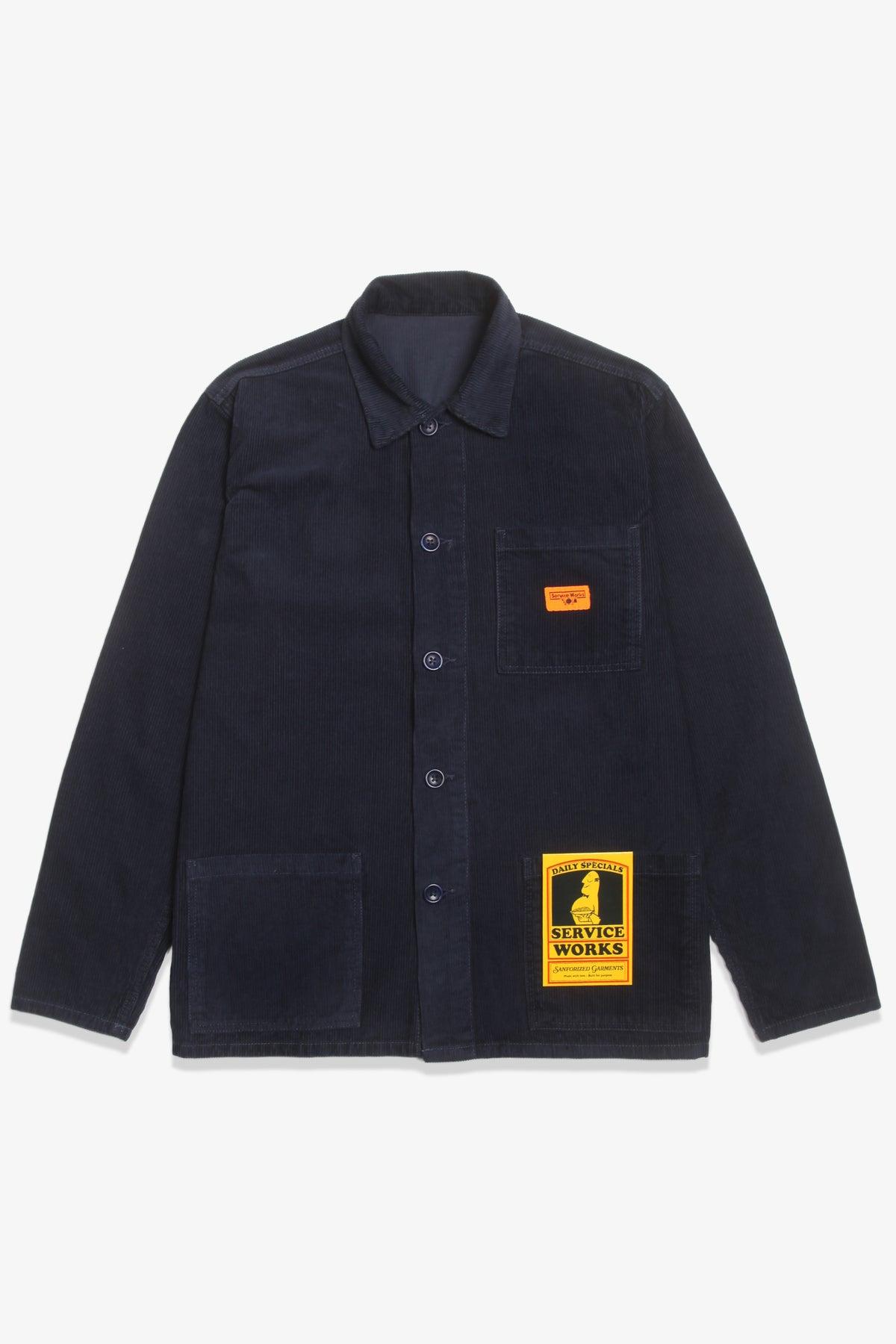 Service Works - Corduroy Chore Shirt - Navy Product Image