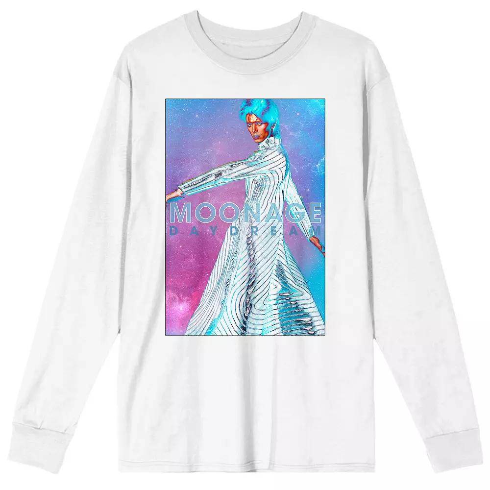 Men's David Bowie Moonage Daydream Colored Smoke Graphic Tee,  Product Image