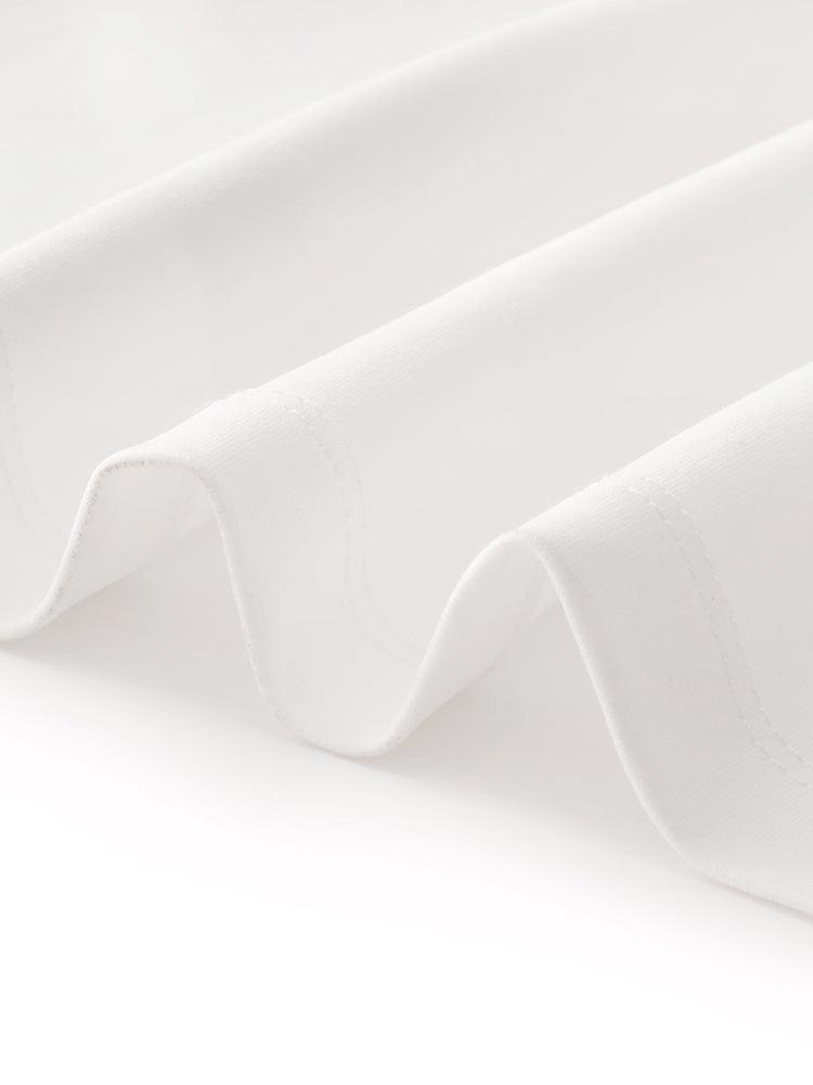 100% Cotton Stretch Off Shoulder Women Bow Top Product Image