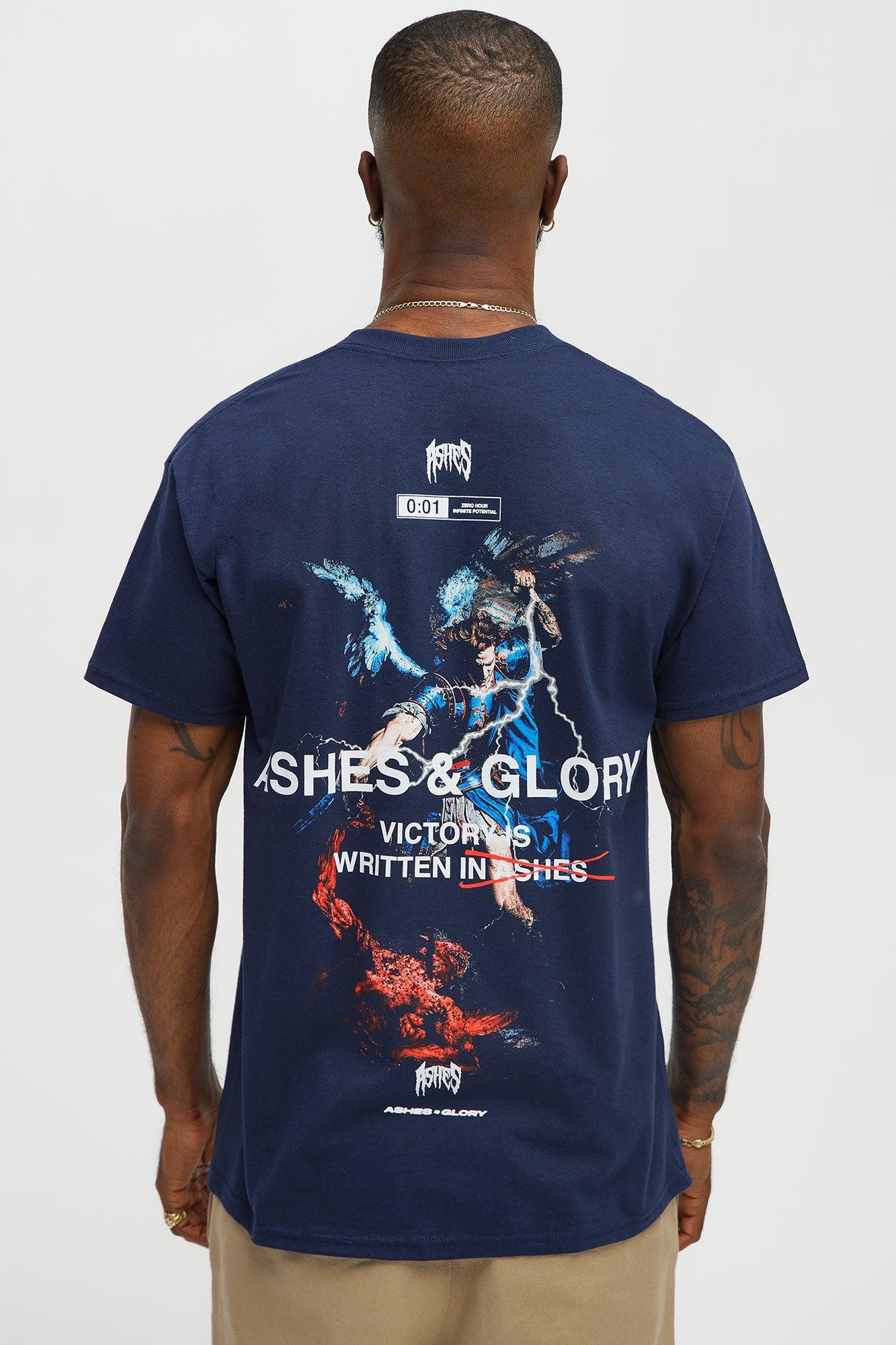 Ashes & Glory Short Sleeve Tee - Navy Product Image