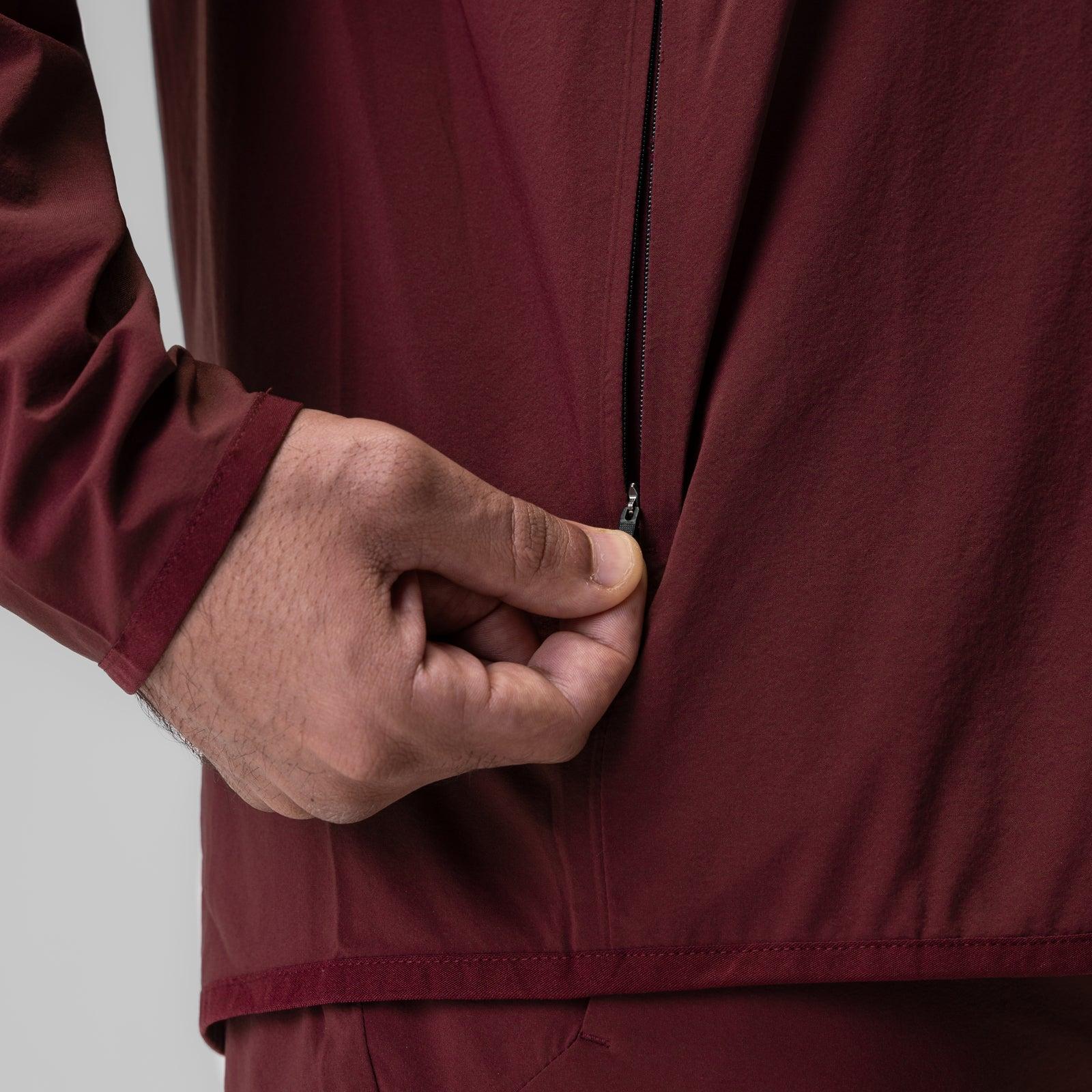 1018. Aerotex™ Weather-Ready Bonded Windbreaker - Crimson Product Image