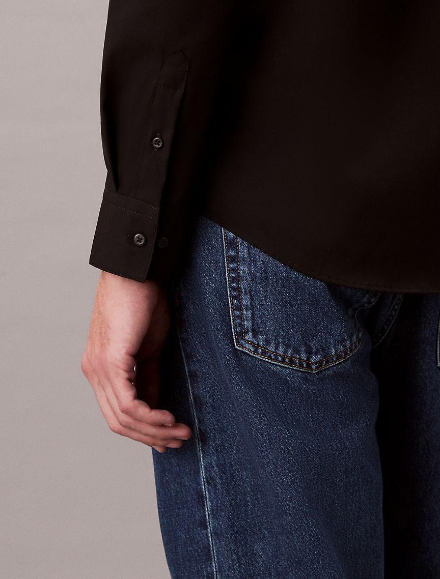 Supima Stretch Cotton Slim Shirt Product Image