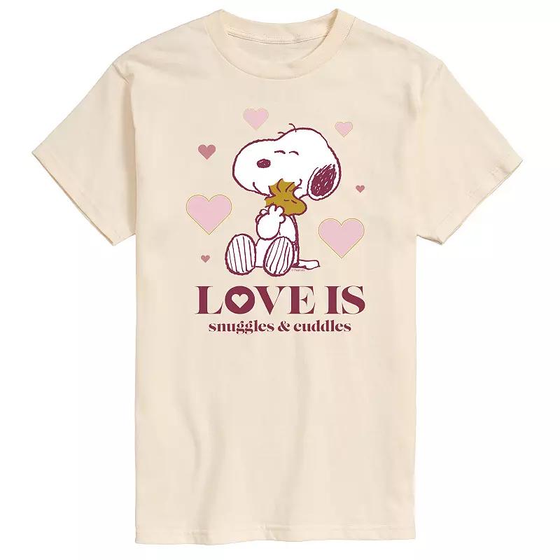 Men's Peanuts Snuggles Cuddles Tee,  Product Image