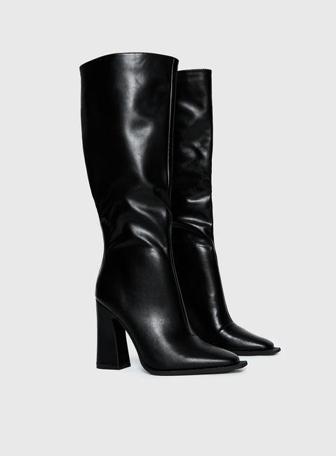 Keeley Boots Matte Black Product Image