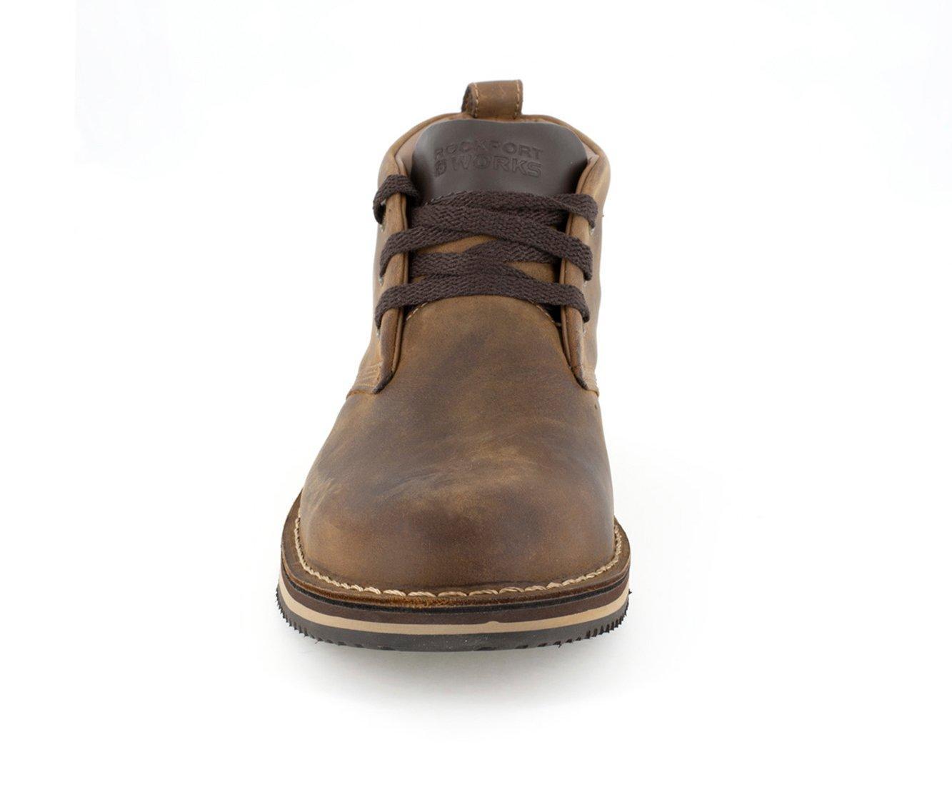 Men's Rockport Works Prestige Point Steel Toe Work Boots Product Image