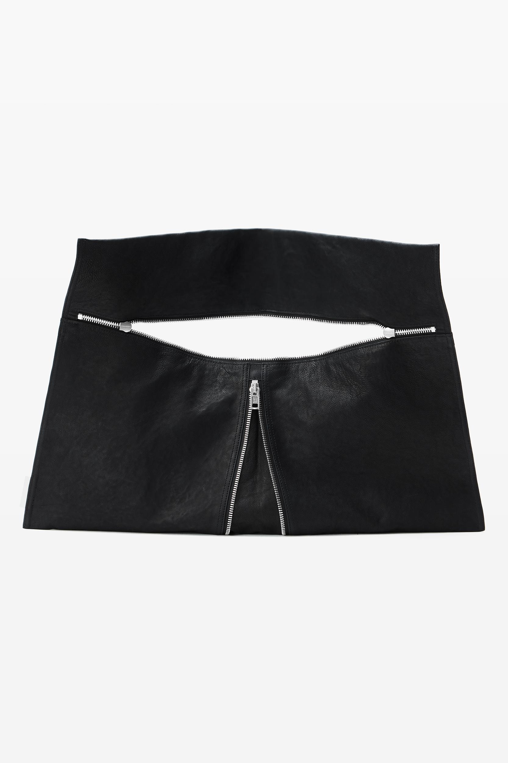 Black Large Calfskin Geo Bag Product Image