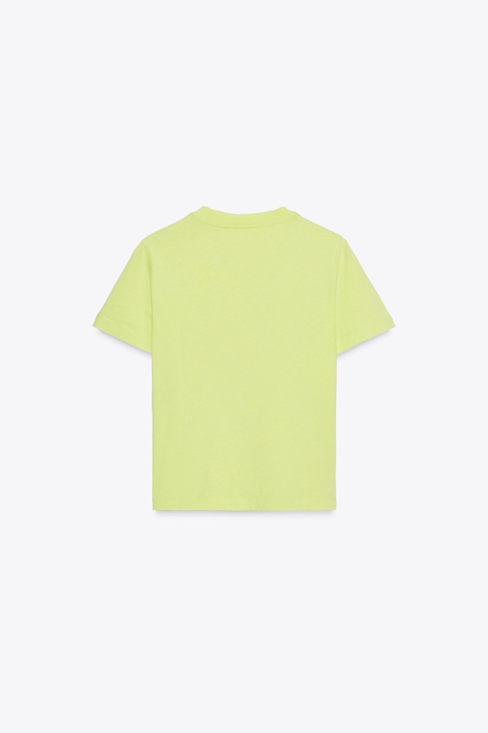 WASHED T-SHIRT WITH TEXT Product Image