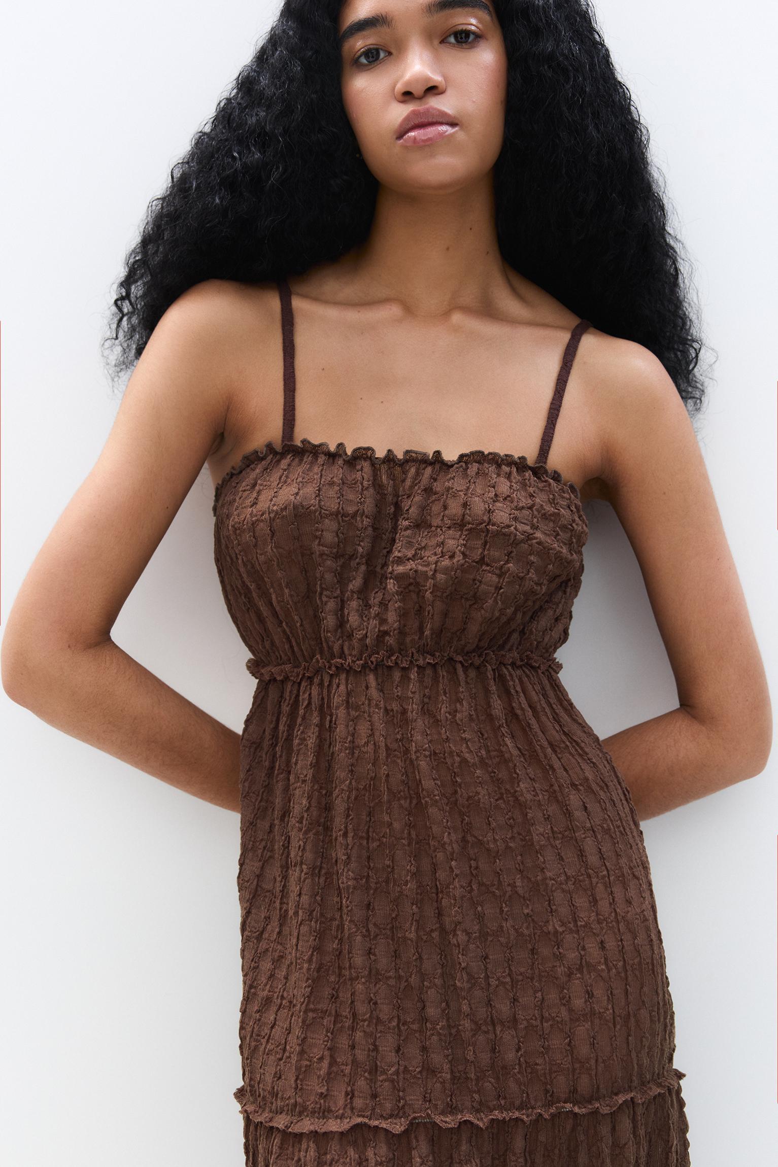 Paneled midi dress Product Image