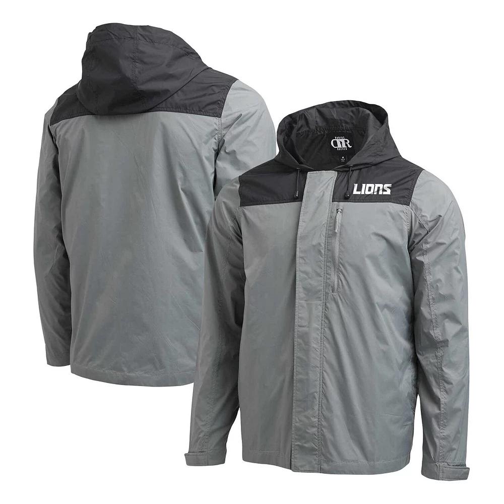 Men's NFL x Darius Rucker Collection by Fanatics Gray Detroit Lions Domestic Windbreaker Full-Zip Jacket, Size: Small, Grey Product Image