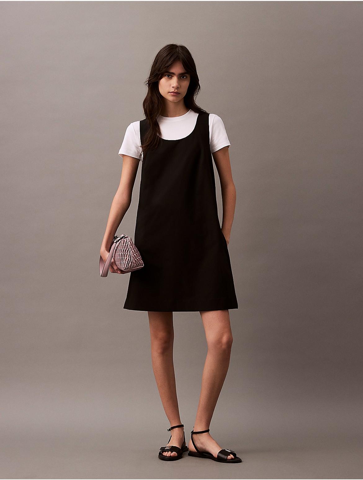 Calvin Klein Womens Refined Stretch Mini Dress Product Image
