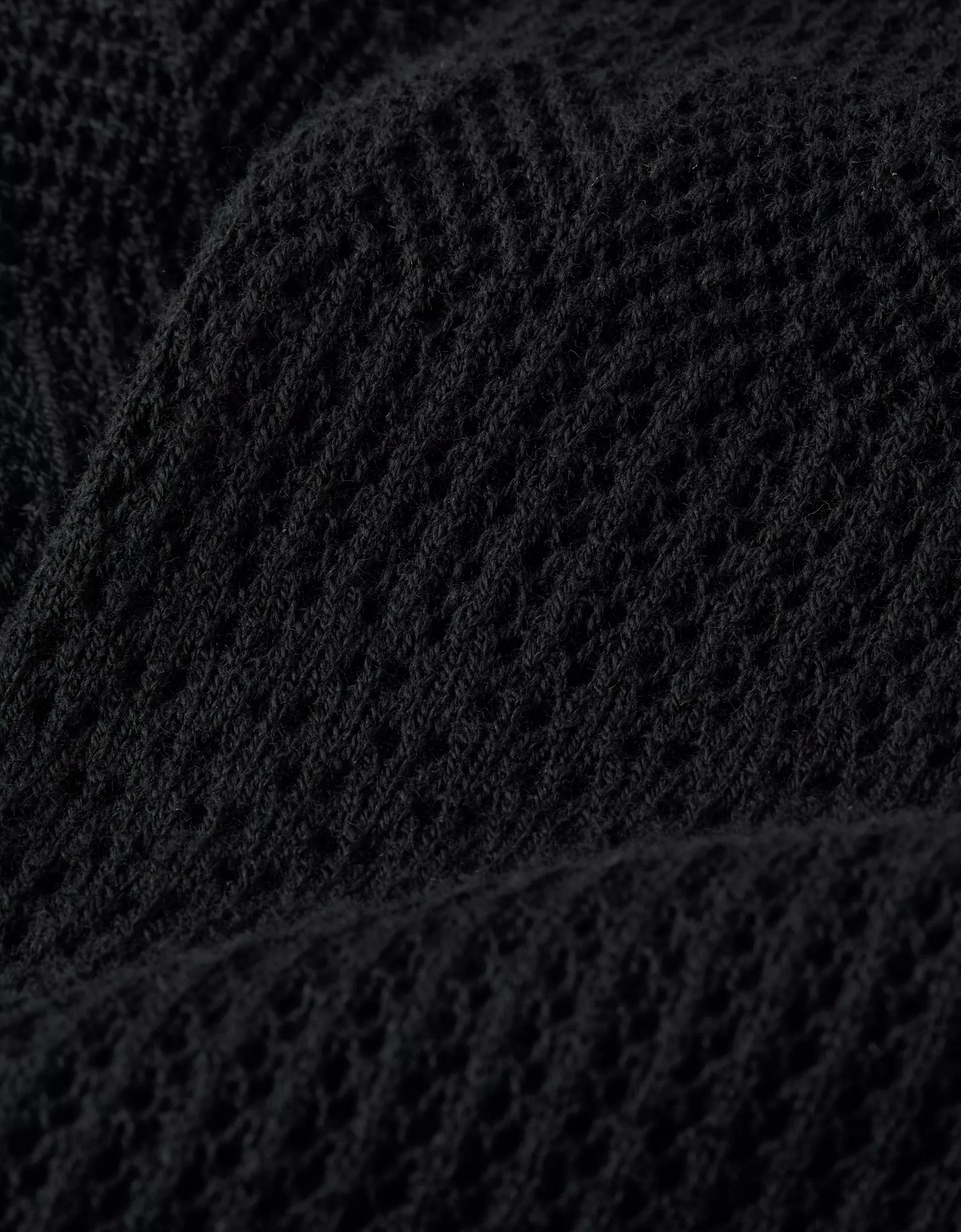 AE Pointelle V-Neck Cardigan Product Image