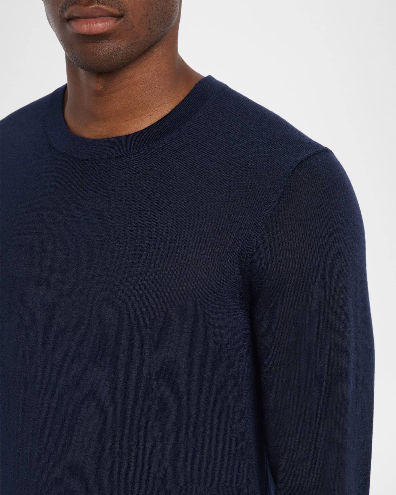 Men's Cashmere and Silk Slim Crewneck Sweater Product Image