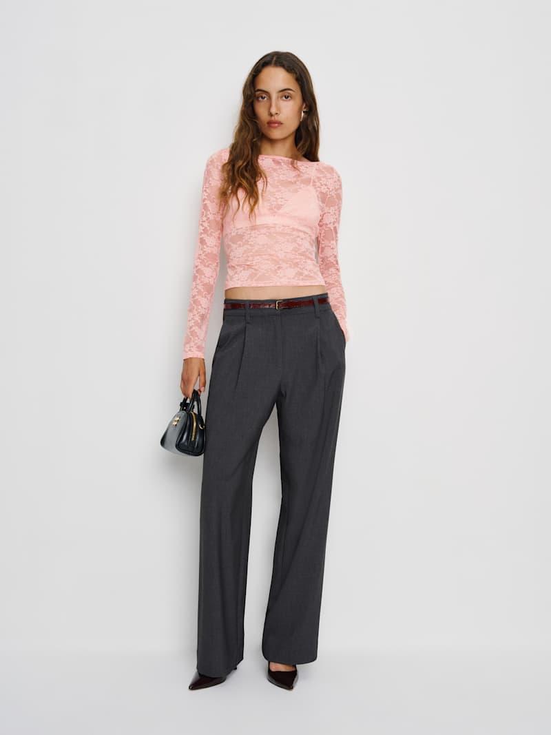 Adriano Lace Knit Top Product Image