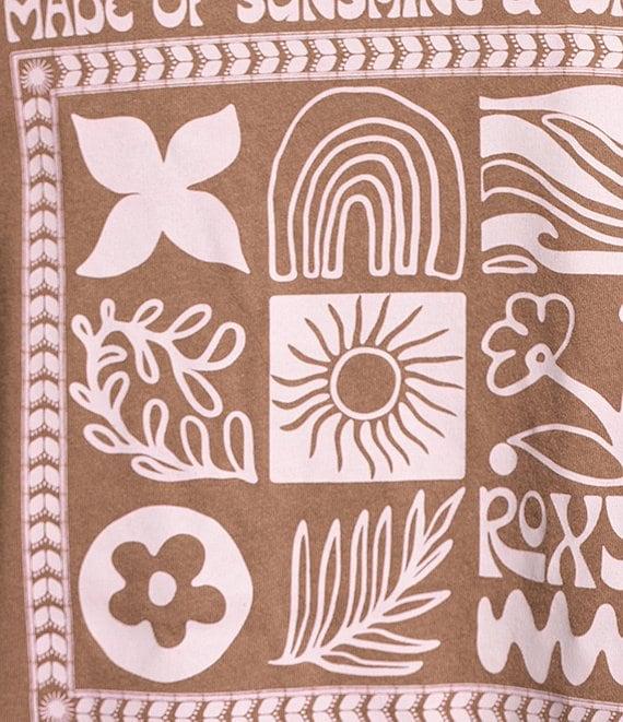 Roxy Graphic Short Sleeve Cropped Graphic T-Shirt Product Image